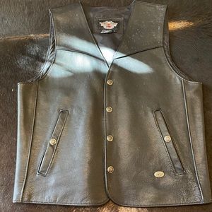 Harley Davidson leather vest